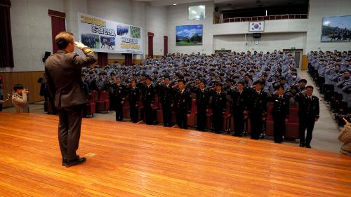 중앙경찰학교 교육대개혁 1기 신임경찰 임용식